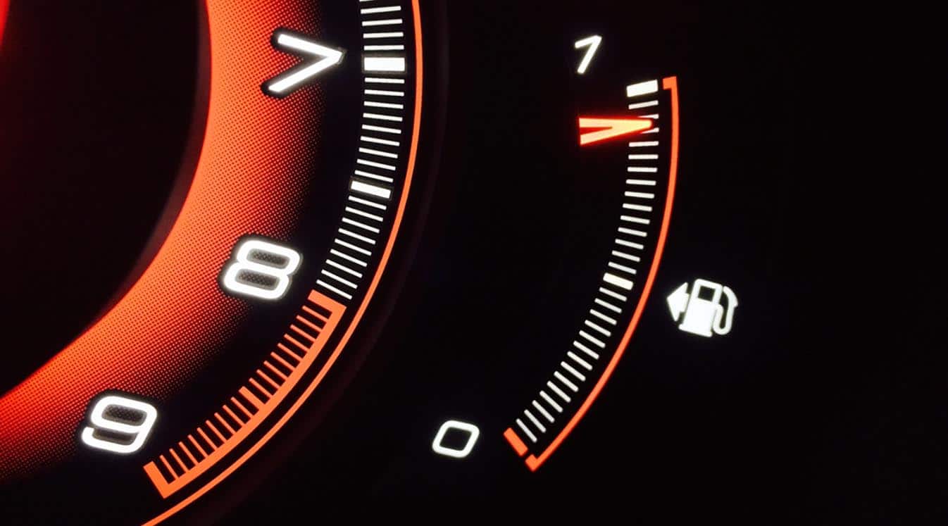 car fuel gauge meter