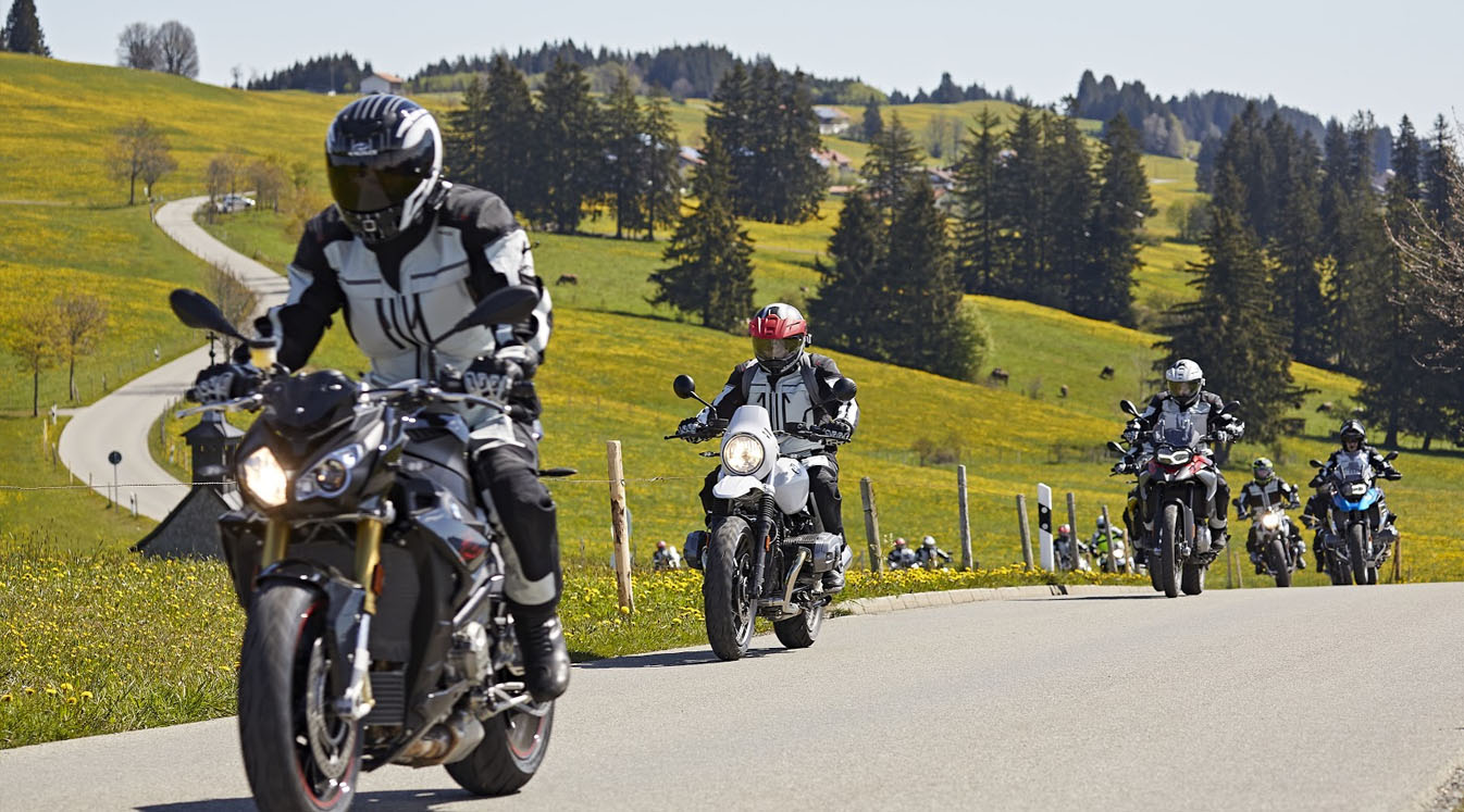 Motorcycle ride through the country