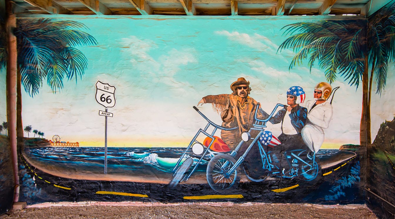 easy rider pier mural